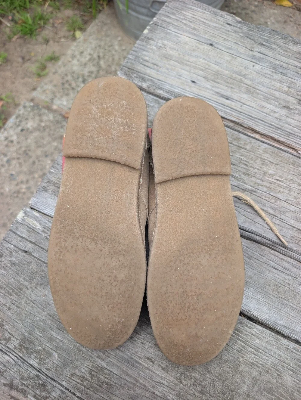 Aetrex Classic Suede Desert Boots in Tan By Lynco Orthotics Shoes Size 9 1/2